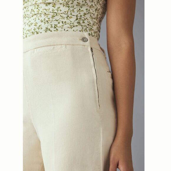 Anthropologie The Skipper Side-Zip High-Rise Crop Wide-Leg Jeans by Pilcro - Picture 5 of 5